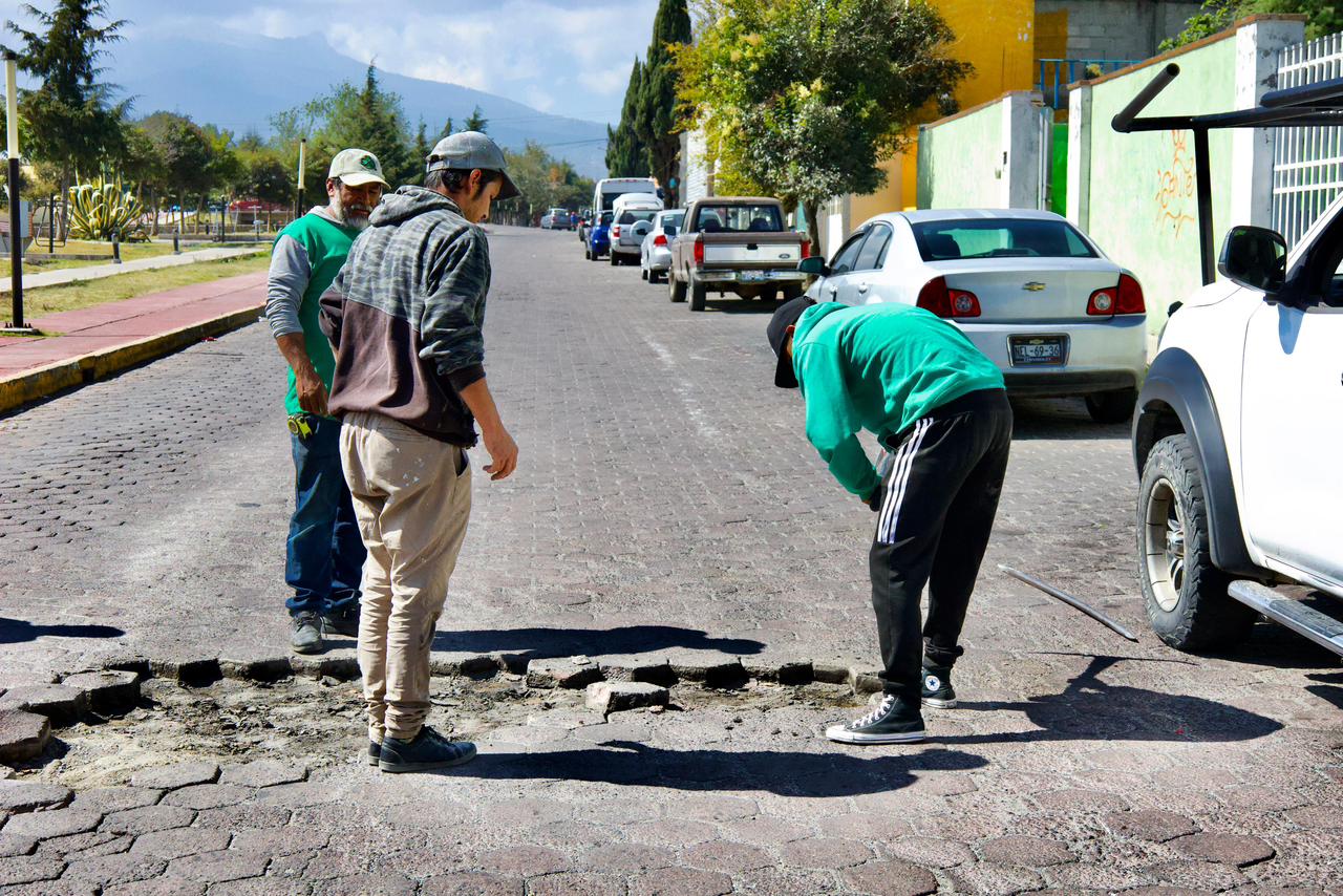 Obras de reparación de drenaje en bulevar Cuamanco fortalecen una vialidad estratégica para Huamantla